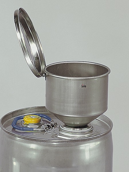 Bürkle, V2A safety funnel, flame arrestor, 2" fine thread, #2601-9900