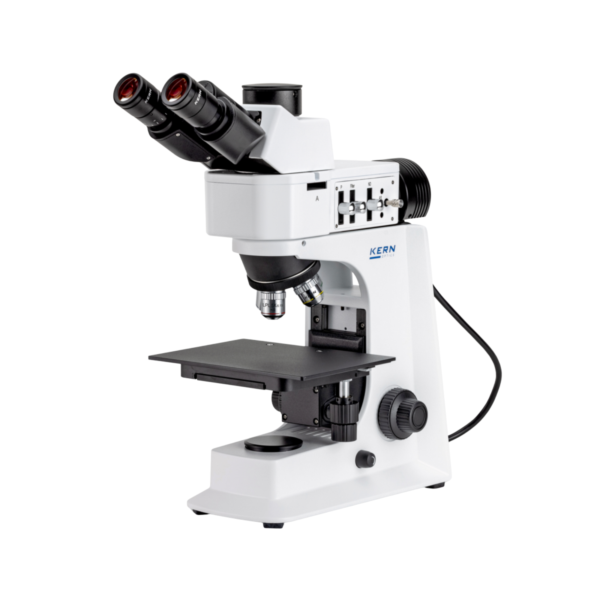KERN OKM 173 Metallurgical Microscope, reflected light, trinocular, infinite-corrected optics