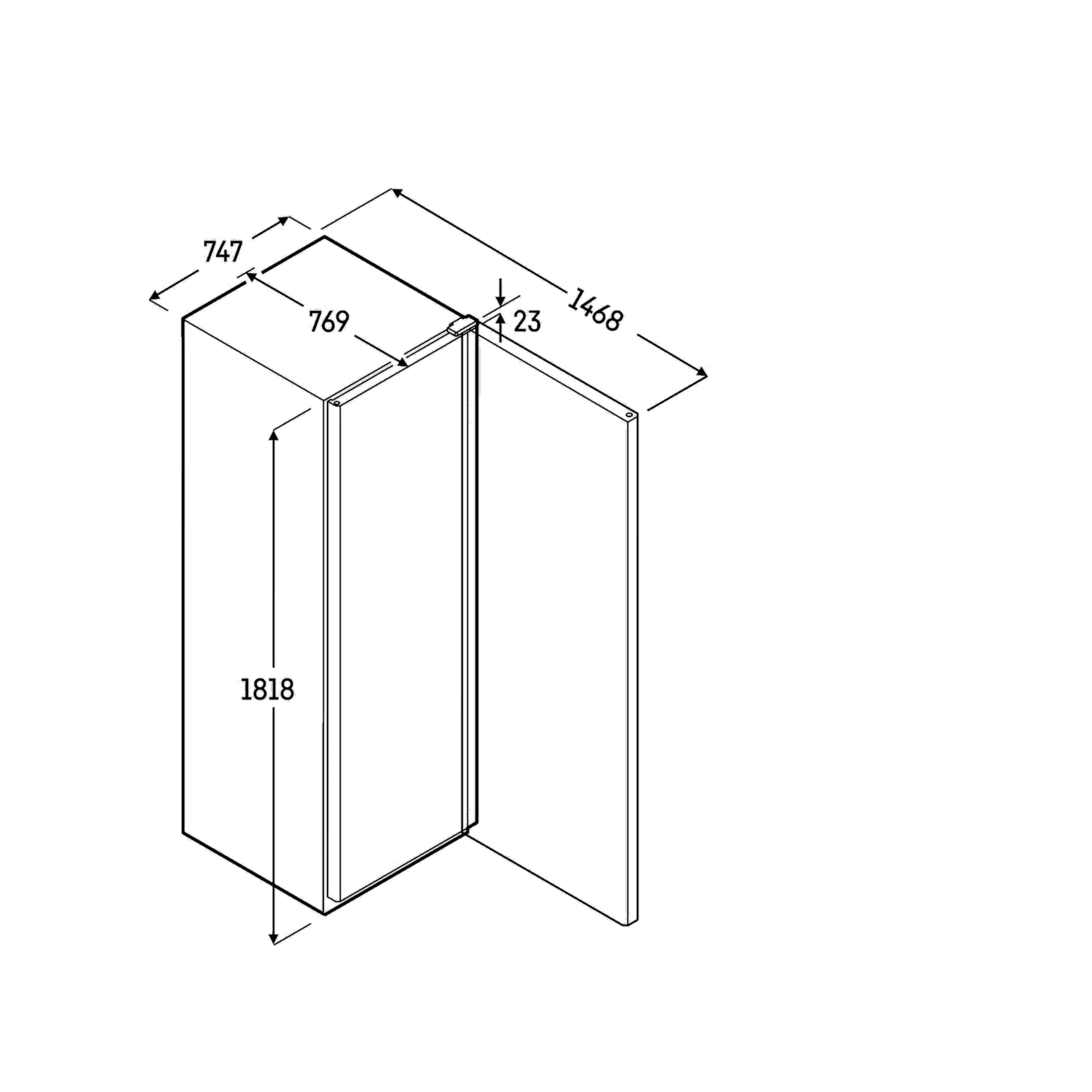 Liebherr FRFBvg 5501 Refrigerated Storage Cabinet, BlackSteel, 419 l, 996970751
