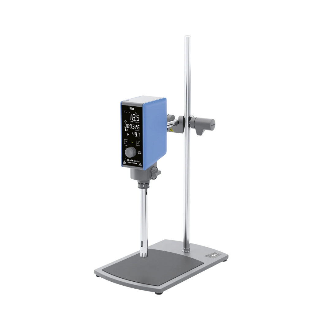 IKA T 25 easy clean control Solution, disperser set, temperature measurement, 3,000–25,000 rpm, 0010015125
