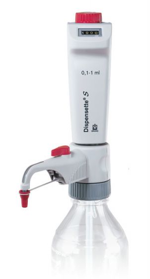 Brand Bottle-top dispenser, Dispensette®S, Digital, DE-M, 0.1–1 ml, with RDV, #4600311