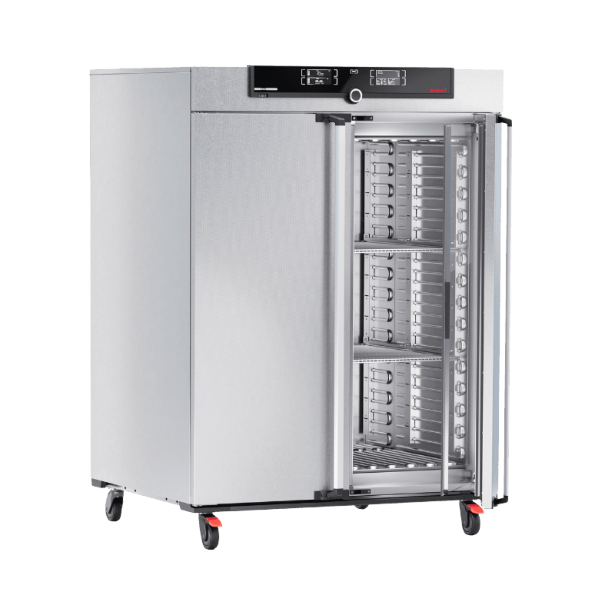 Memmert IPP1060ecoplus Peltier-cooled incubator, 1060 L, 0–70 °C, TwinDISPLAY