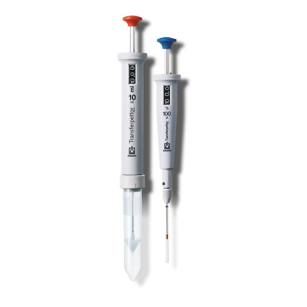 Brand Transferpettor Direktverdränger-Pipette, Digital, 1-5 ml, mit Cap aus PP, DE-M, 702810, Produktfamilie Brand Sonstiges
