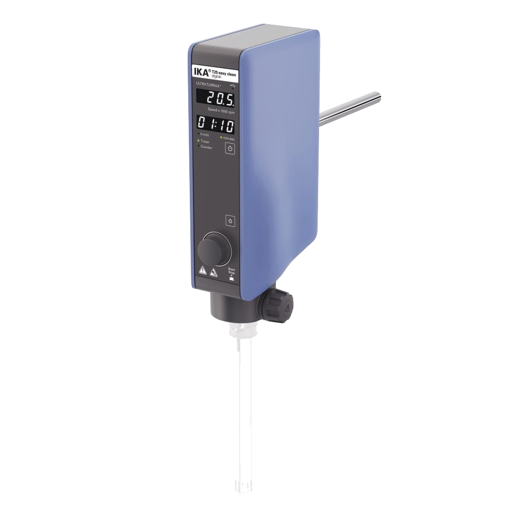 IKA T 25 easy clean digital ULTRA-TURRAX Dispergierer, 1 bis 2.000 ml, 3.000 bis 25.000 rpm, 0025002560, Produktansicht