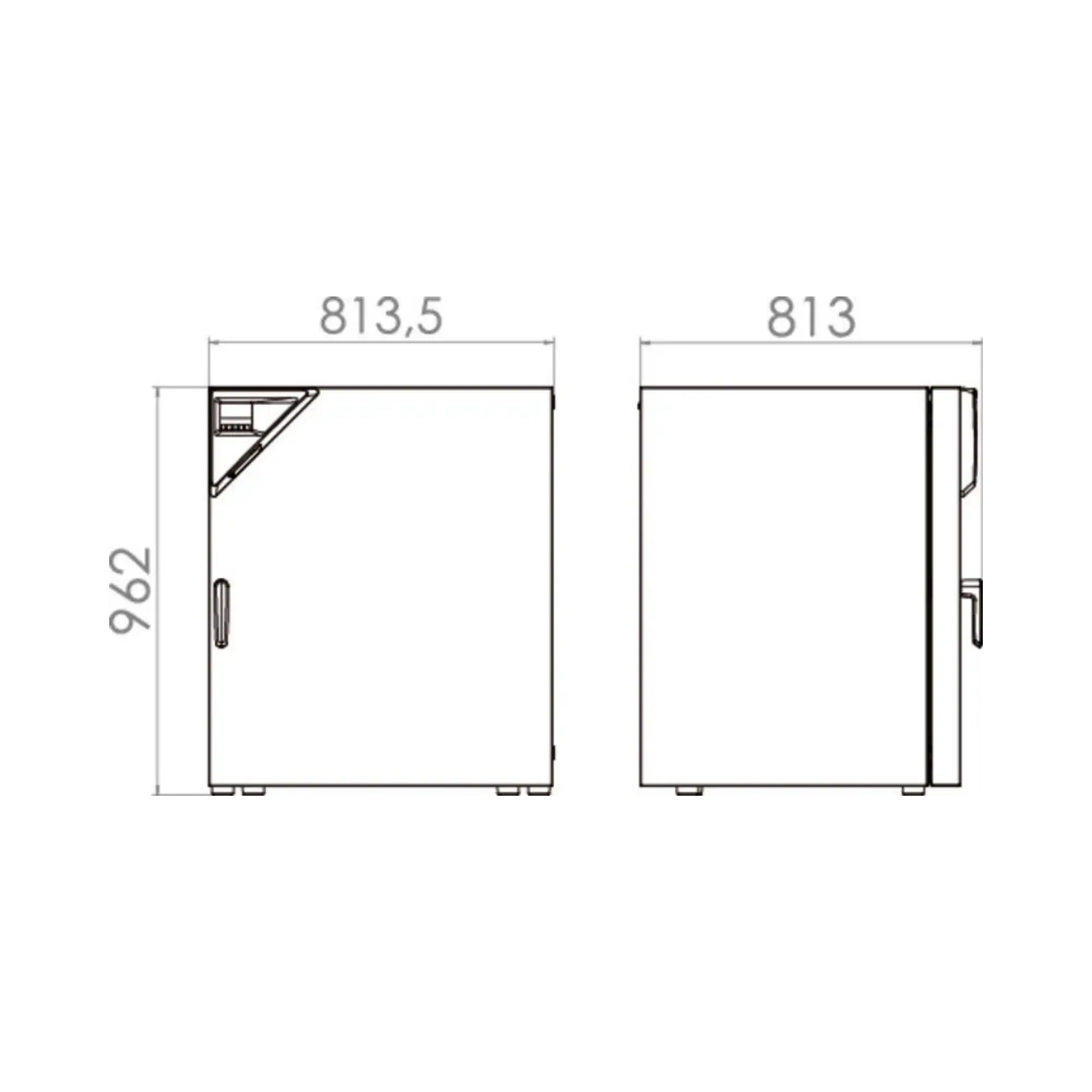 Binder drying and heating cabinets, with forced air circulation, FD260-230V, 9010-0309
