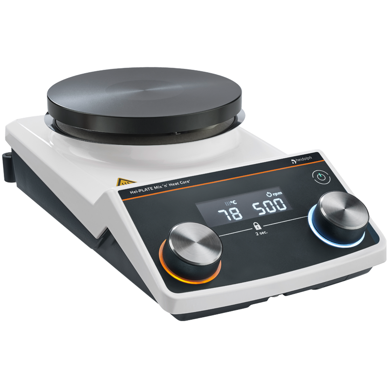 Heidolph Hei-PLATE Mix'n'Heat Core+ Magnetrührer, Ø145 mm, Pt1000-Anschluss, 506-21100-00, Produktansicht