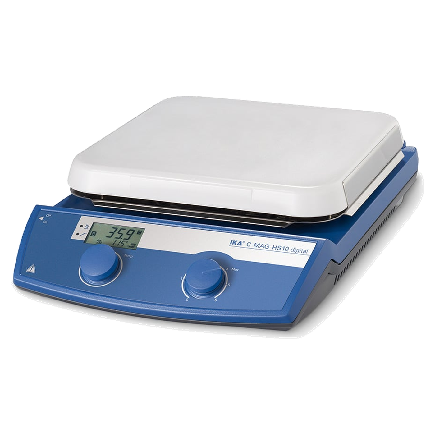 IKA C-MAG HS 10 digital Magnetrührer mit Heizung, 15 l Rührmenge, Heizplatte bis 500 °C