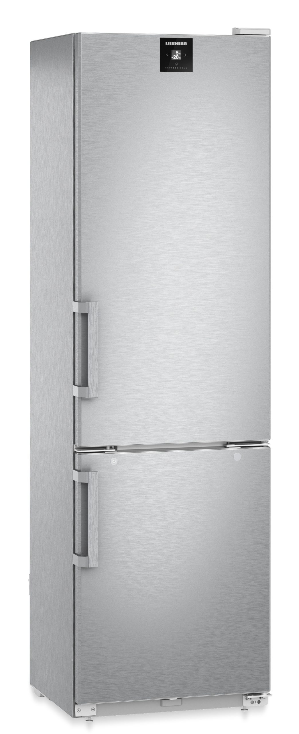 Liebherr FCFCvg 4002 Fridge-Freezer, 343 L, Stainless Steel