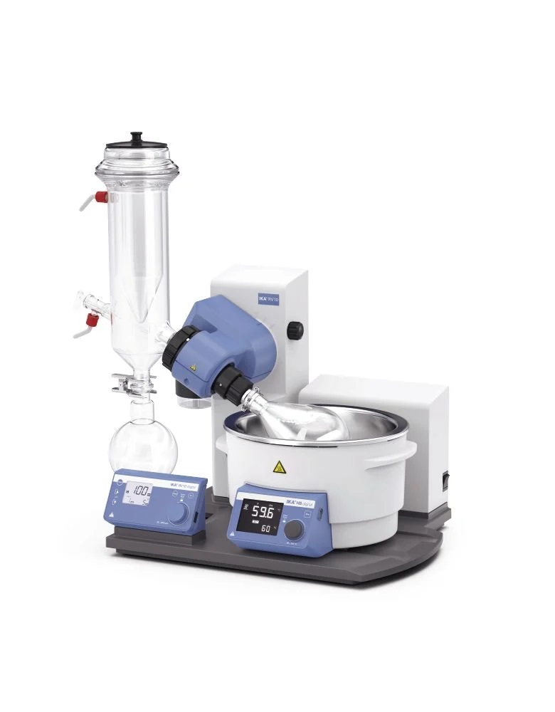 IKA rotary evaporator, RV 10 digital with dry ice condenser, coated, 0010006364