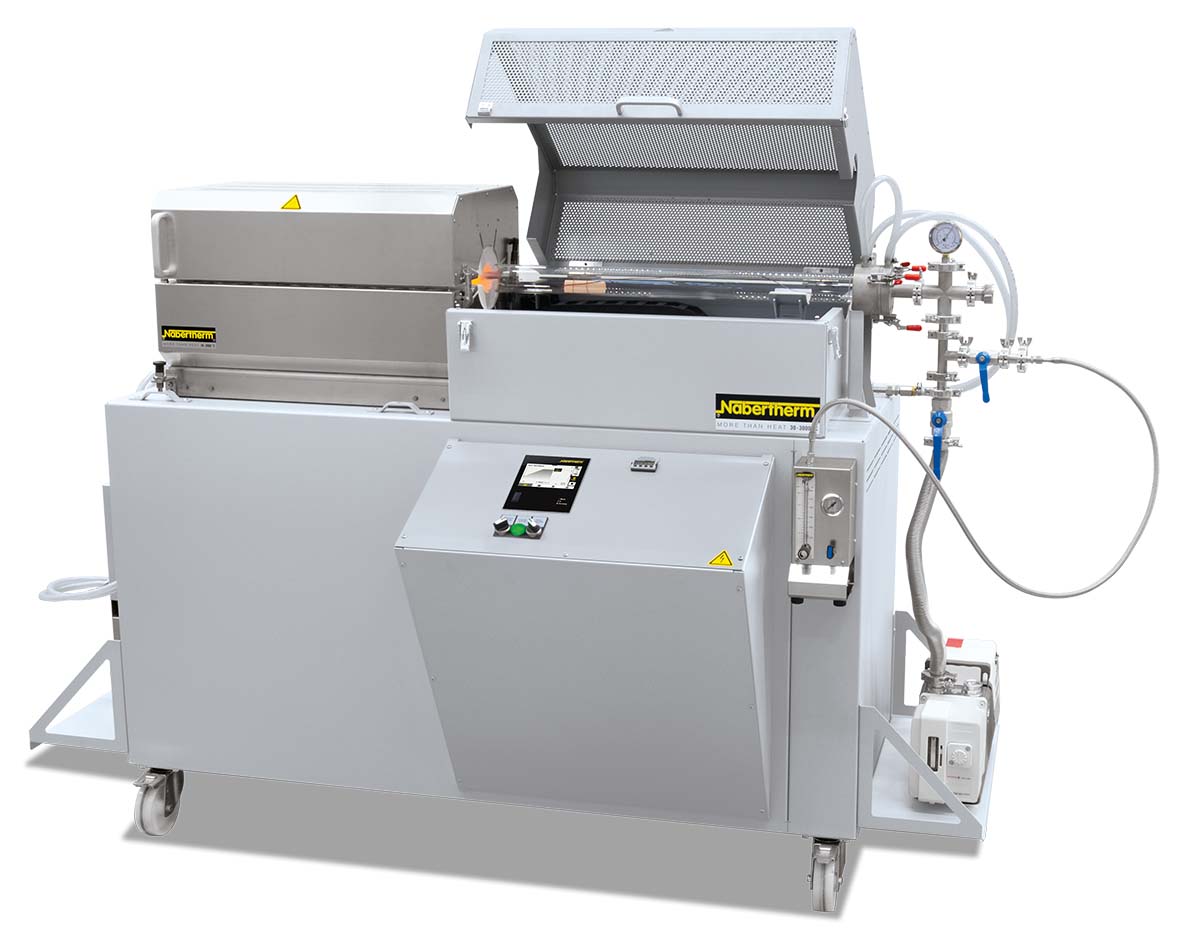 Nabertherm RSH 120/500/11/B510 hinged tube furnace, Tmax 1100°C, #RS33O1B