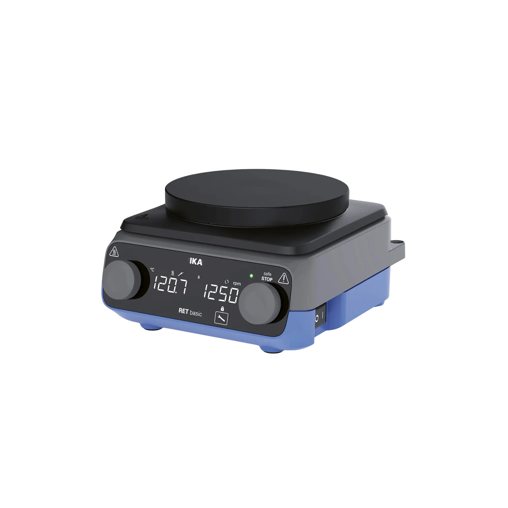 IKA RET basic anodised magnetic stirrer with heating, anodised aluminium base, Wi-Fi/LAN, 0020133787