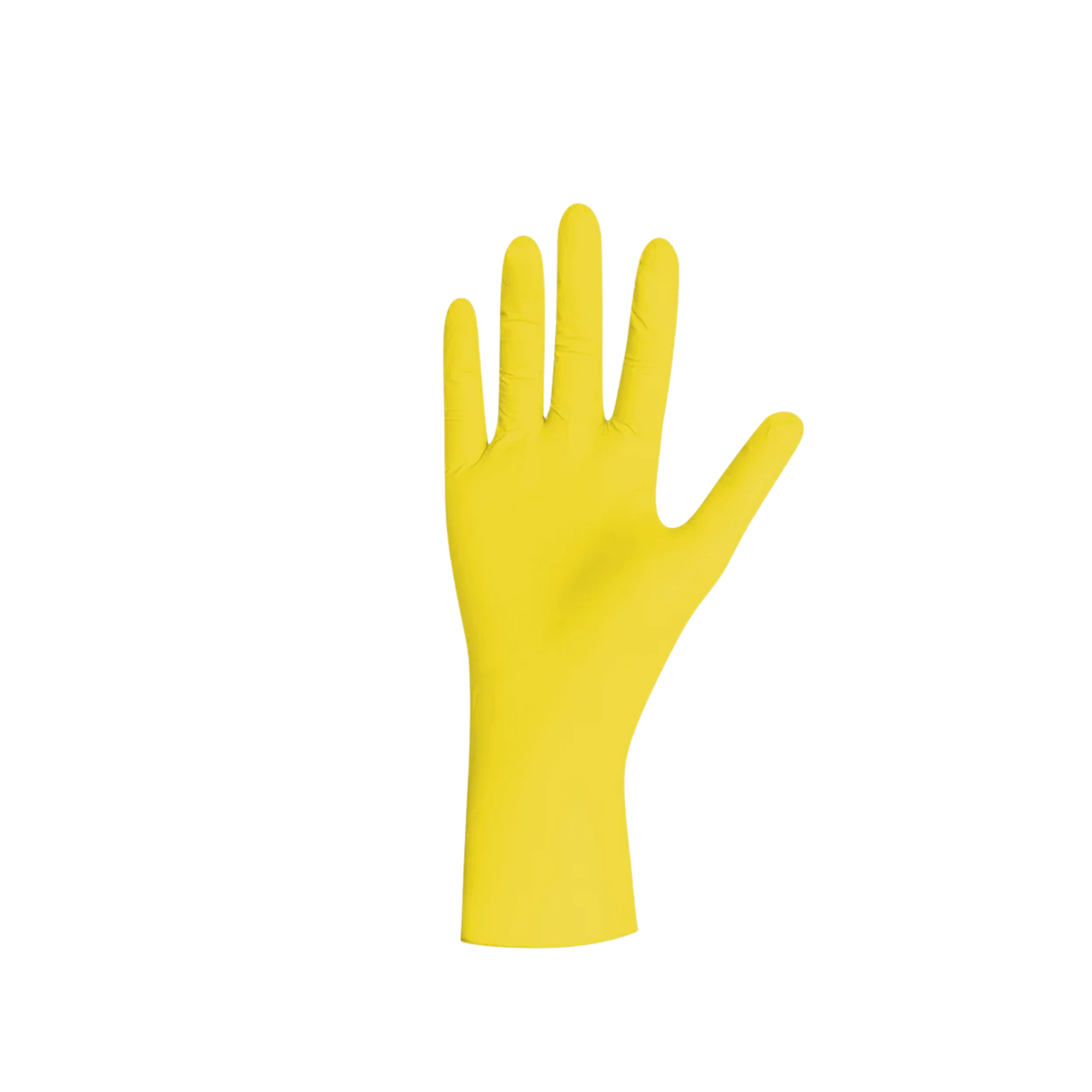 Unigloves Yellow Pearl Nitrile Gloves, Yellow, Powder-free, Size M, GP0113