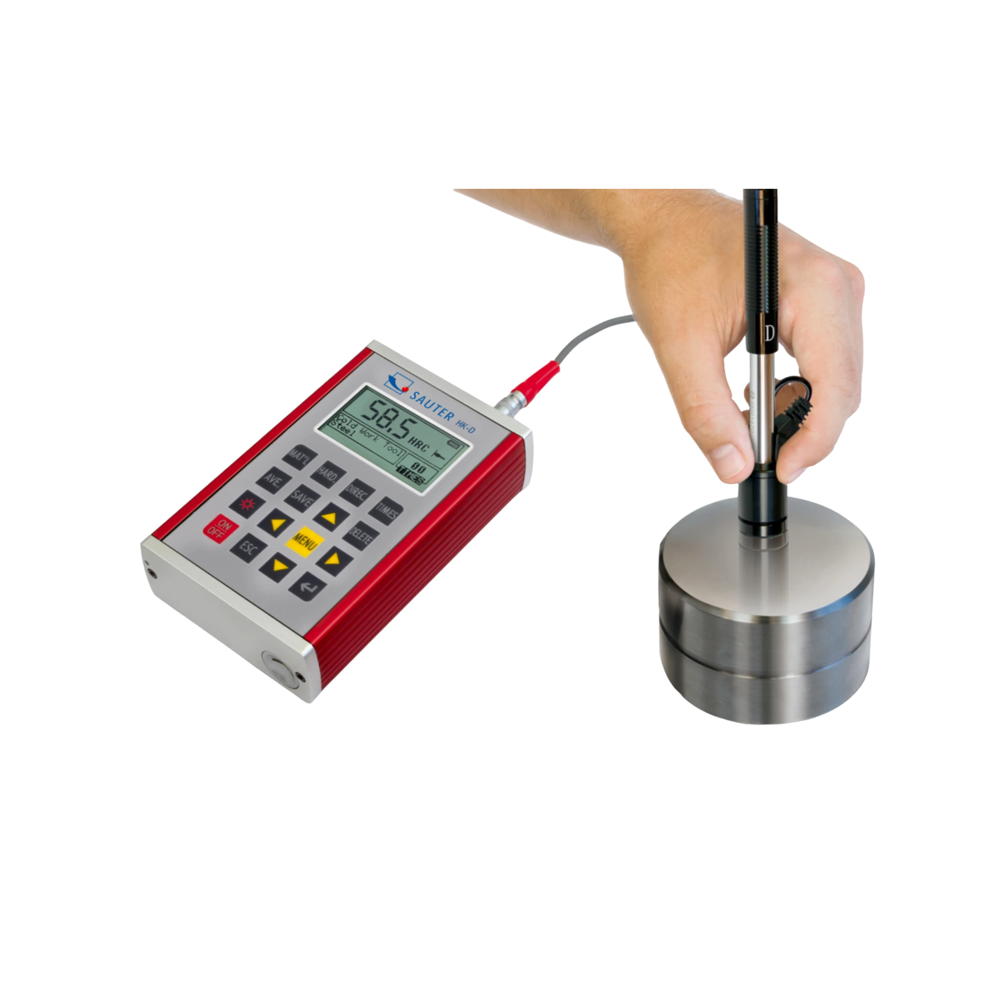 Sauter Leeb HK-DB hardness tester for metals, portable hardness tester