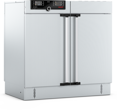 Memmert UF450TS pass-through cabinet, 449 litres, 20–250 °C