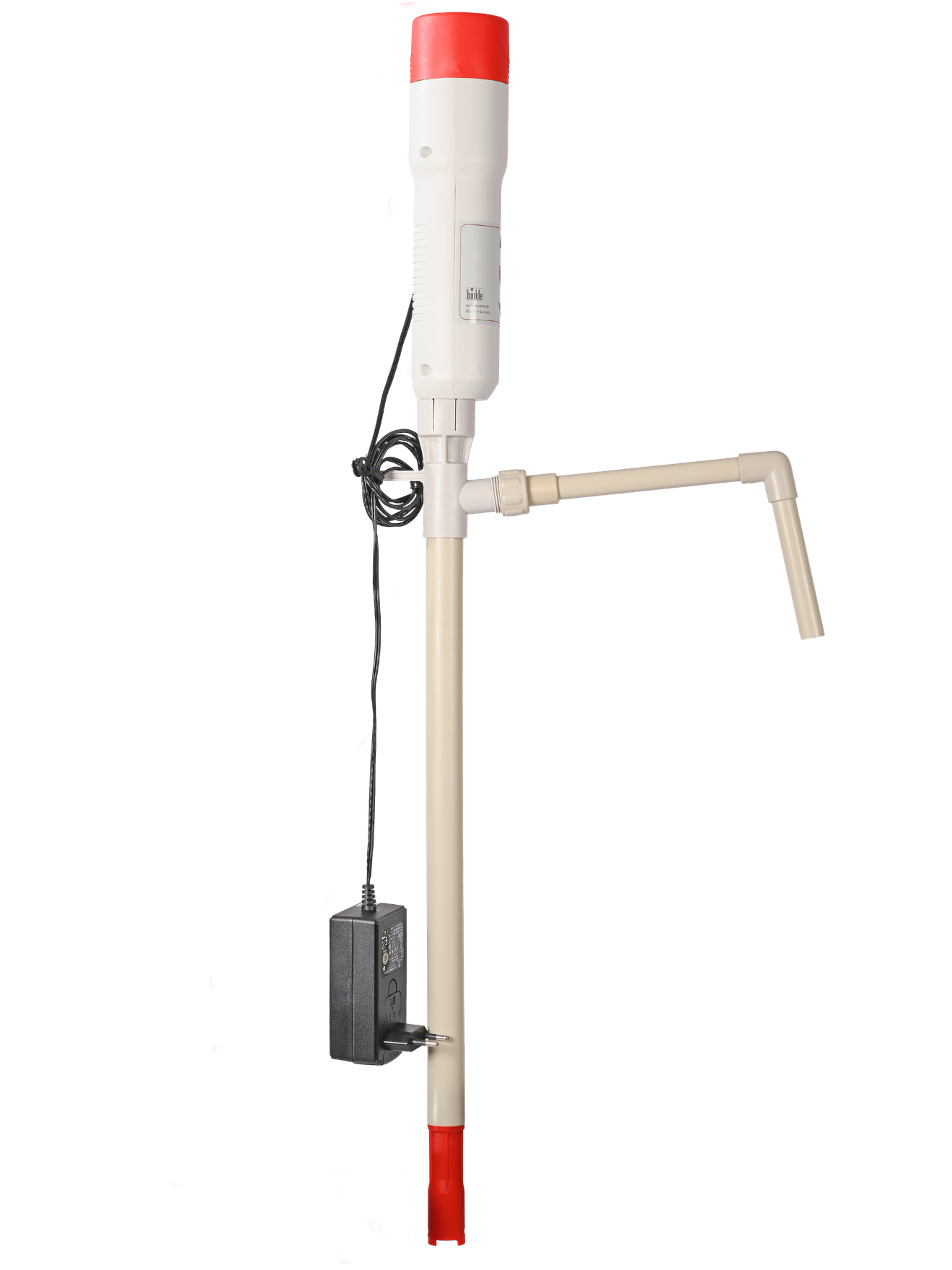 Bürkle EnergyOne netzbetriebene Fasspumpe, PP/PTFE, 50 cm Eintauchtiefe, 5900-2050, Produktansicht
