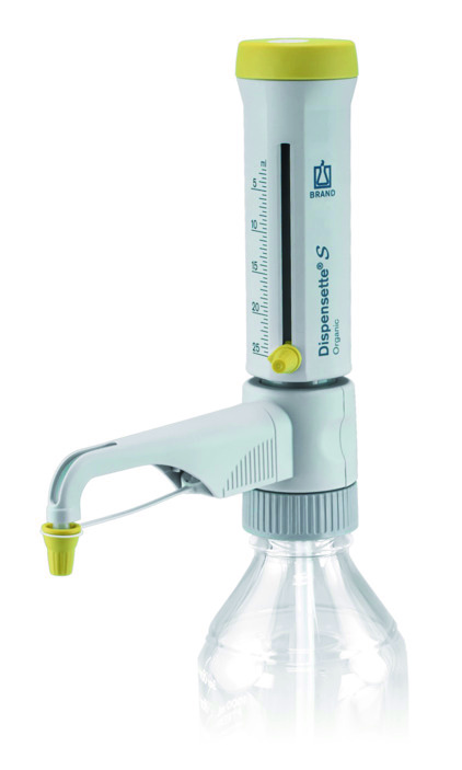 Brand Flaschenaufsatz-Dispenser, Dispensette® S, Organic, Analog, DE-M, 2,5-25 ml, ohne RDV, #4630150