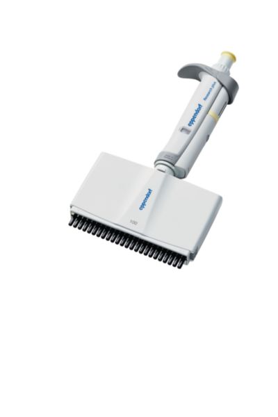 Eppendorf Research Pipette®plus G, 24-channel, variable, 5–100 µL, light yellow, incl. epT.I.P.S.®-Box, 3125000109