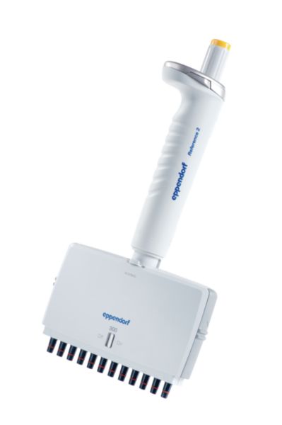Eppendorf Pipette Reference®, 2 G, 12-channel, variable, 30–300 µL, orange, 4926000069