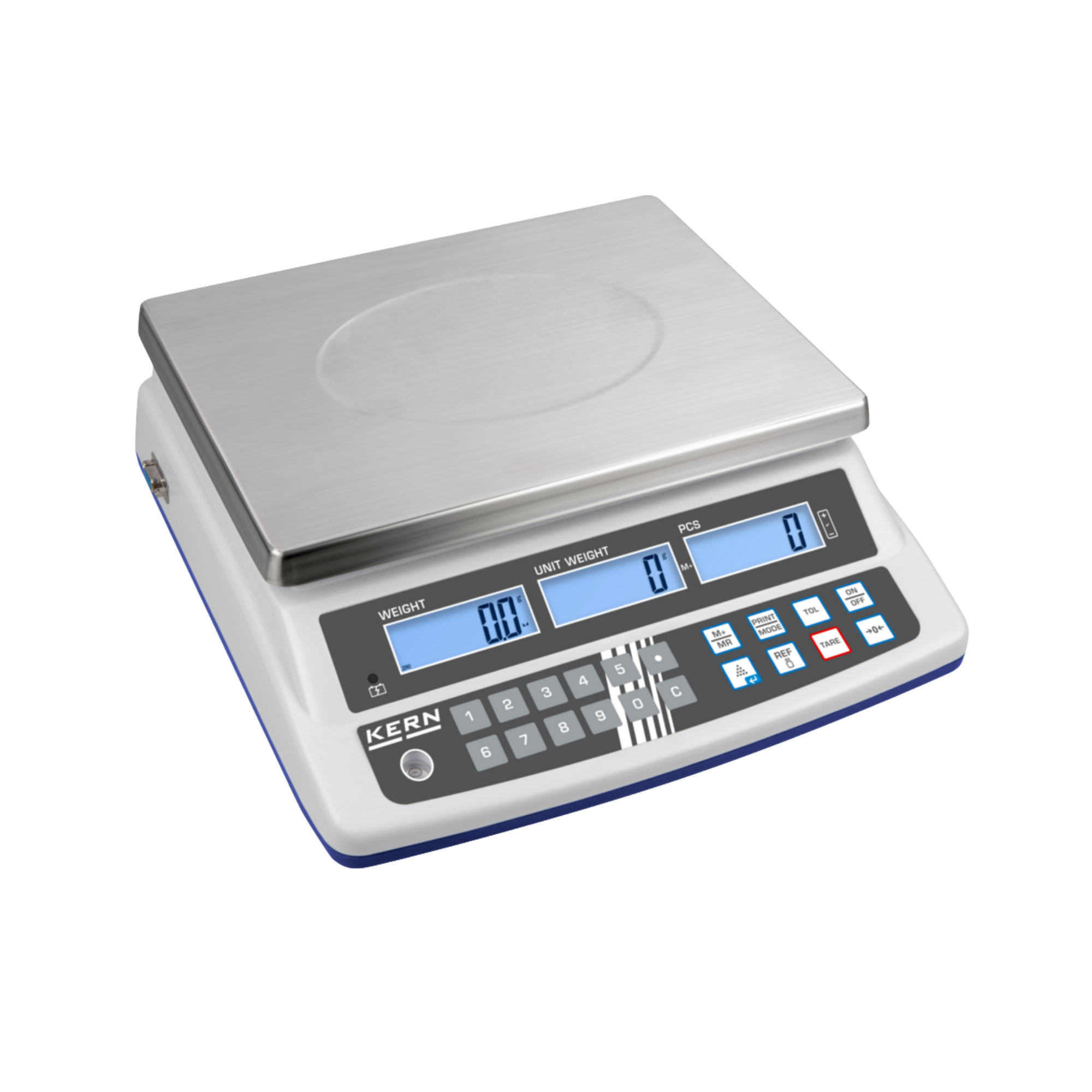KERN CPE 15K-3 Compact Counting Scale, 15 kg / 0.5 g, 3 displays