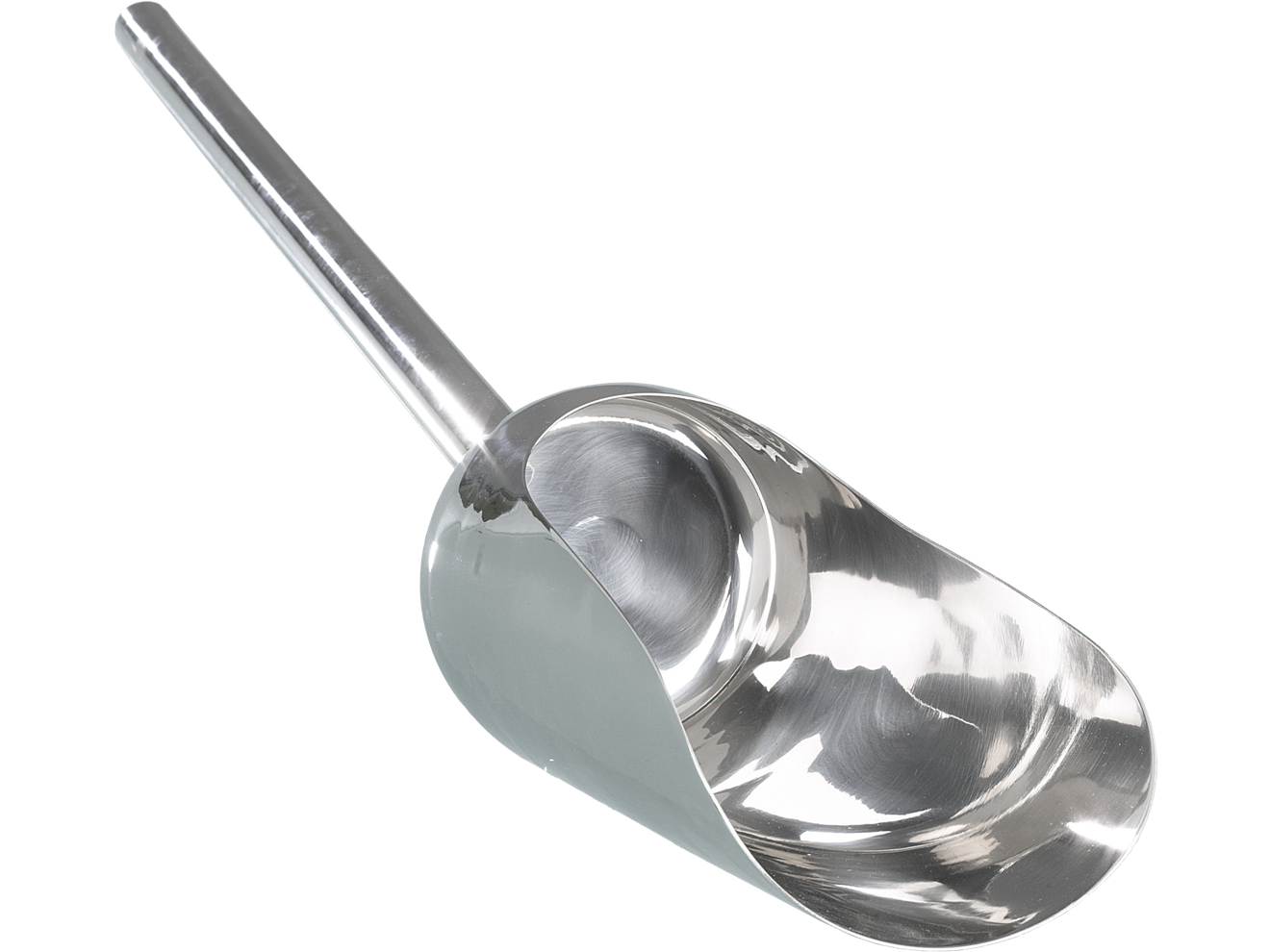 Bürkle PharmaScoop Pharma-Schaufel mit langem Griff, Edelstahl V4A, 1.000 ml, 5324-0019, Produktansicht