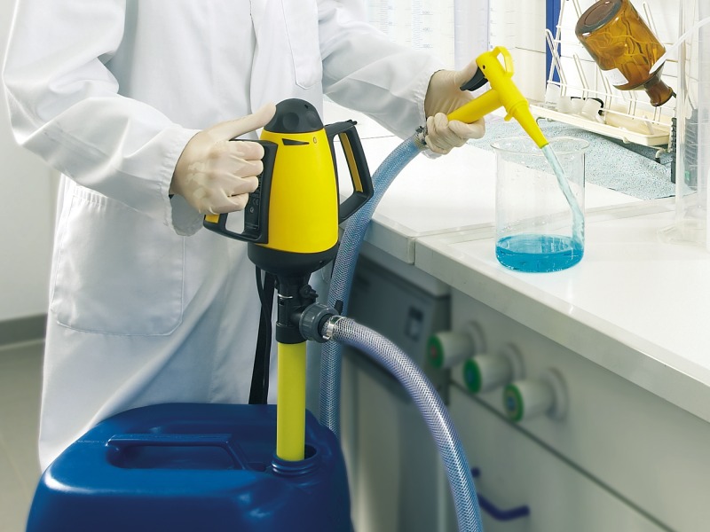 Bürkle, Laborpumpe mit Netzbetrieb, PP/PVC, 70 cm, 75l/min, #5700-2200