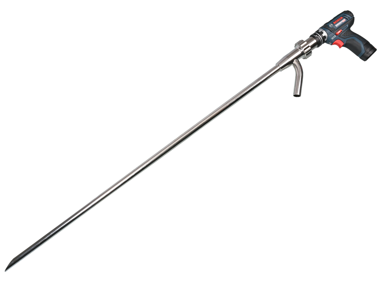 Bürkle PowderProof Probenahmelanze vertikal, Edelstahl V4A/V2A, Granulate, 1.200 mm, 5302-1201, Produktansicht