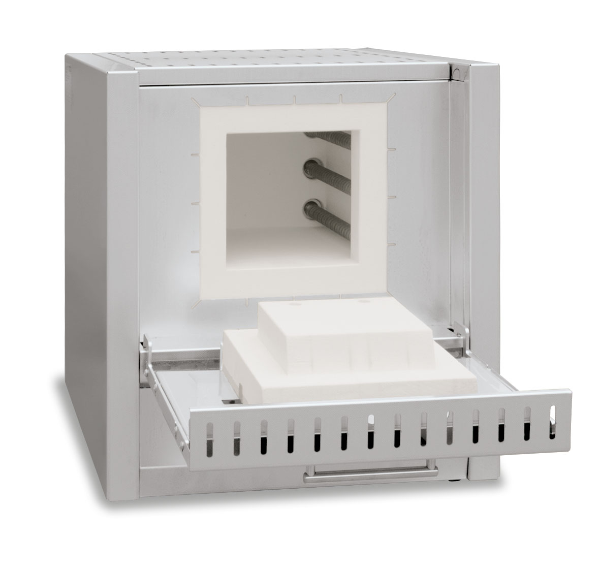 Nabertherm LHTC 08/16/C550 high-temperature furnace, SiC heating elements, Tmax 1600°C, #LC084K6ON8