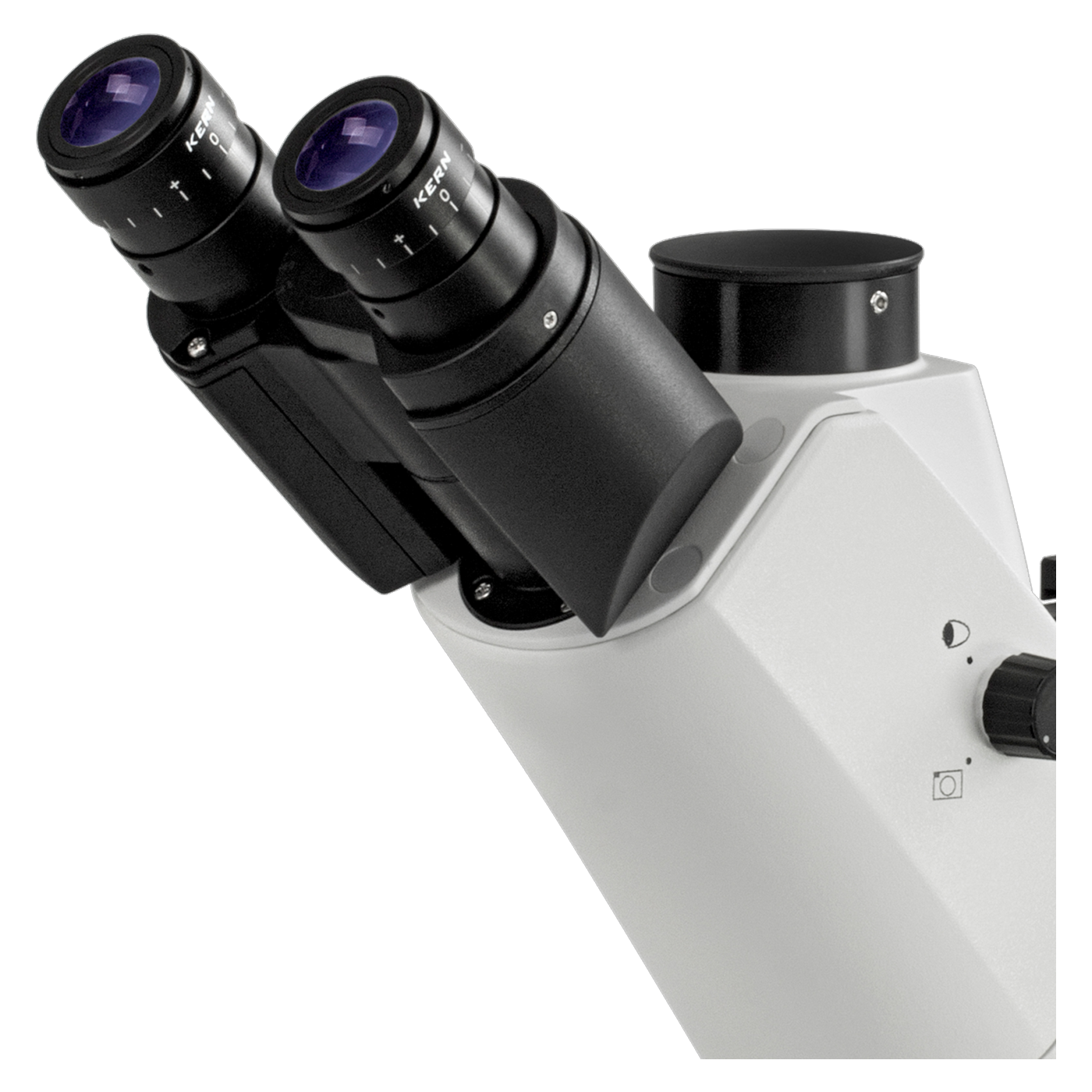 Kern OCM 168 Inversmikroskop, Trinokular, LED Auf- und Durchlicht je 5 W