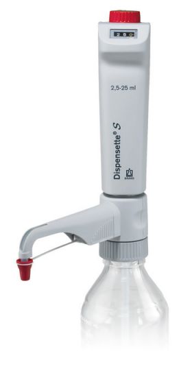 Brand Bottle-top dispenser, Dispensette®S, Digital, DE-M, 2.5–25 ml, without RDV, #4600350