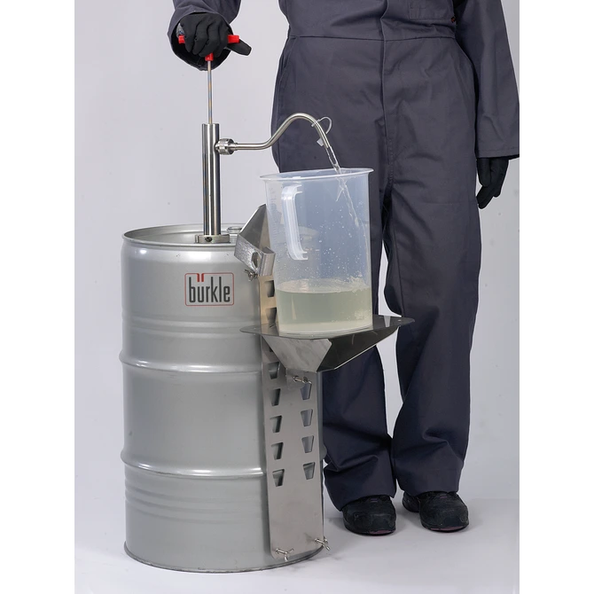 Bürkle, Stainless Steel Barrel Pump Spout, 91 cm, 540 ml per stroke, #5601-0800