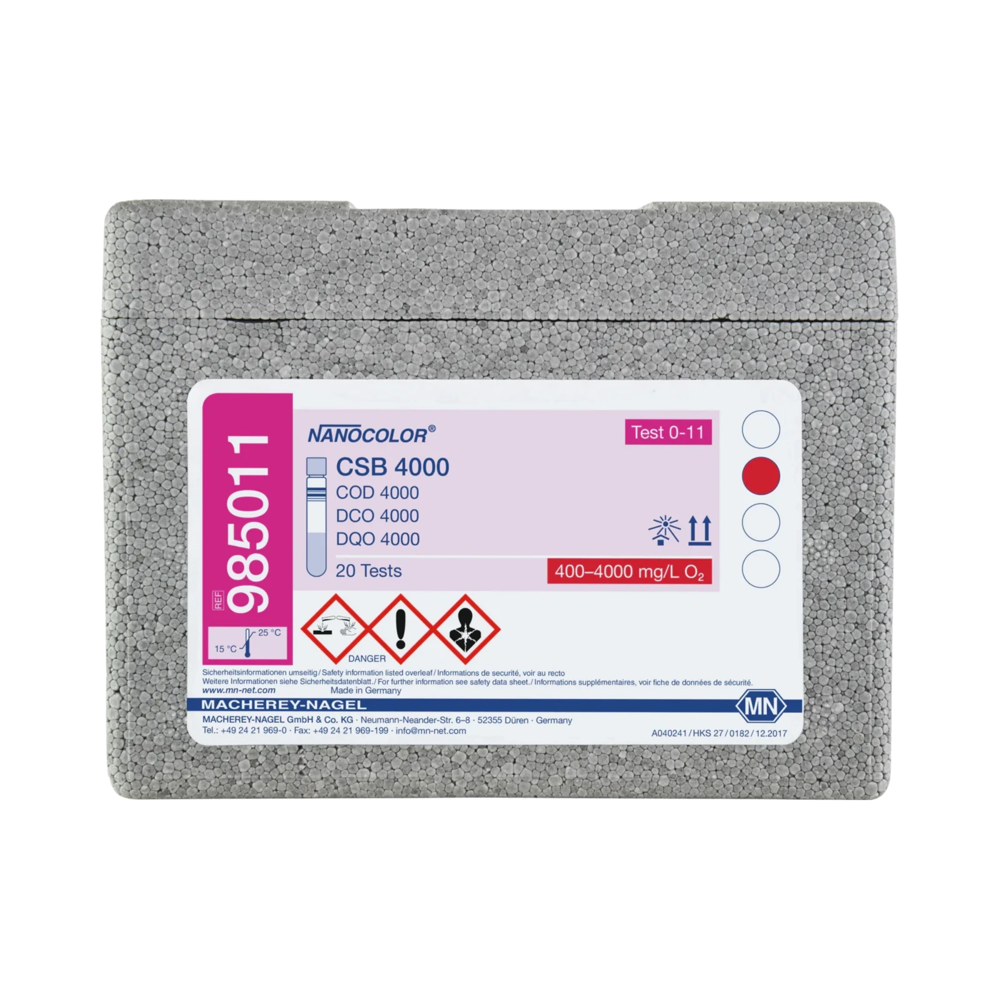 Macherey-Nagel NANOCOLOR CSB 4000 Rundküvettentest, 985011