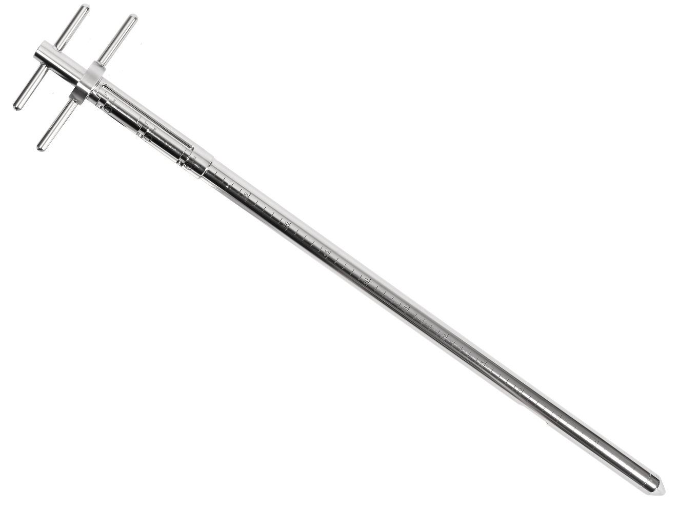 Bürkle Novartos Uno Pharma-Zonensammler 3-Fach, Edelstahl V4A, 600 mm Einstechtiefe, 5358-0630, Produktansicht