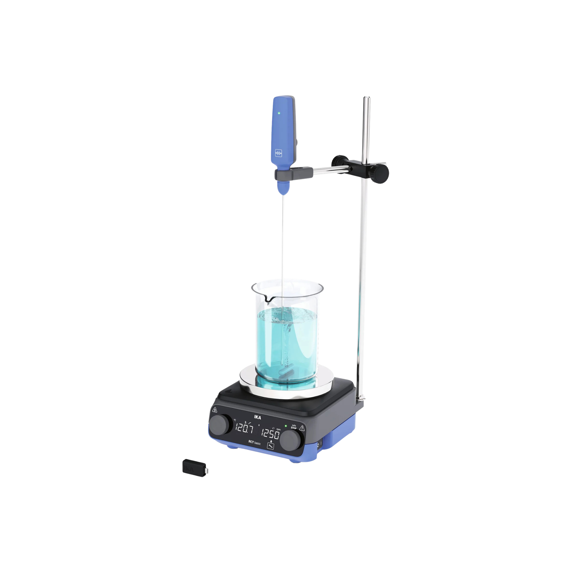 IKA RCT basic PT Wireless Solution Magnetic Stirrer Complete Package, aluminium base, 0010016513