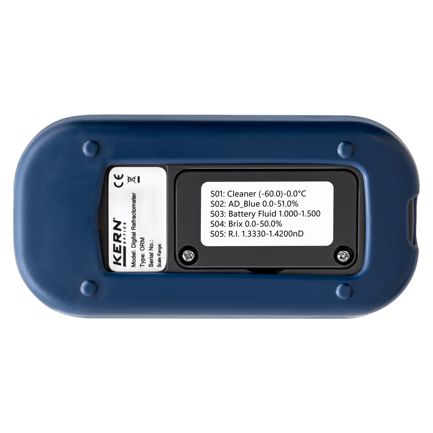 Kern ORM 1RS Digitales Handrefraktometer, Brix 0-90 %, Brechungsindex 1,3330-1