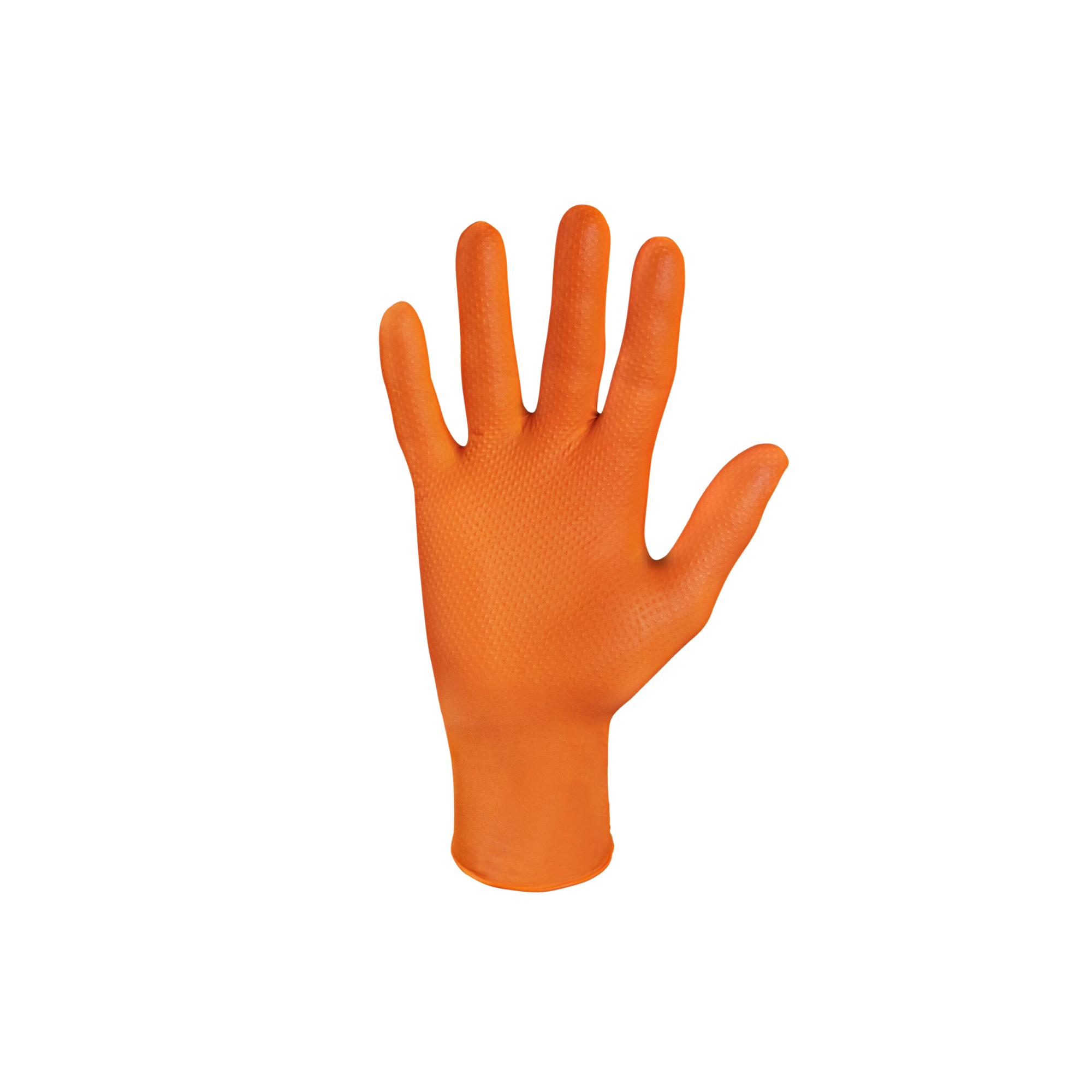 Meditrade Nitrile StellarGrip Orange Protective Gloves, box of 500 (10 boxes of 50), PPE Class III