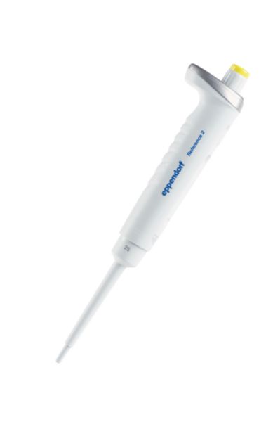 Eppendorf Pipette Reference®e 2 G, single-channel, fixed, 25 µL, yellow, 4925000081