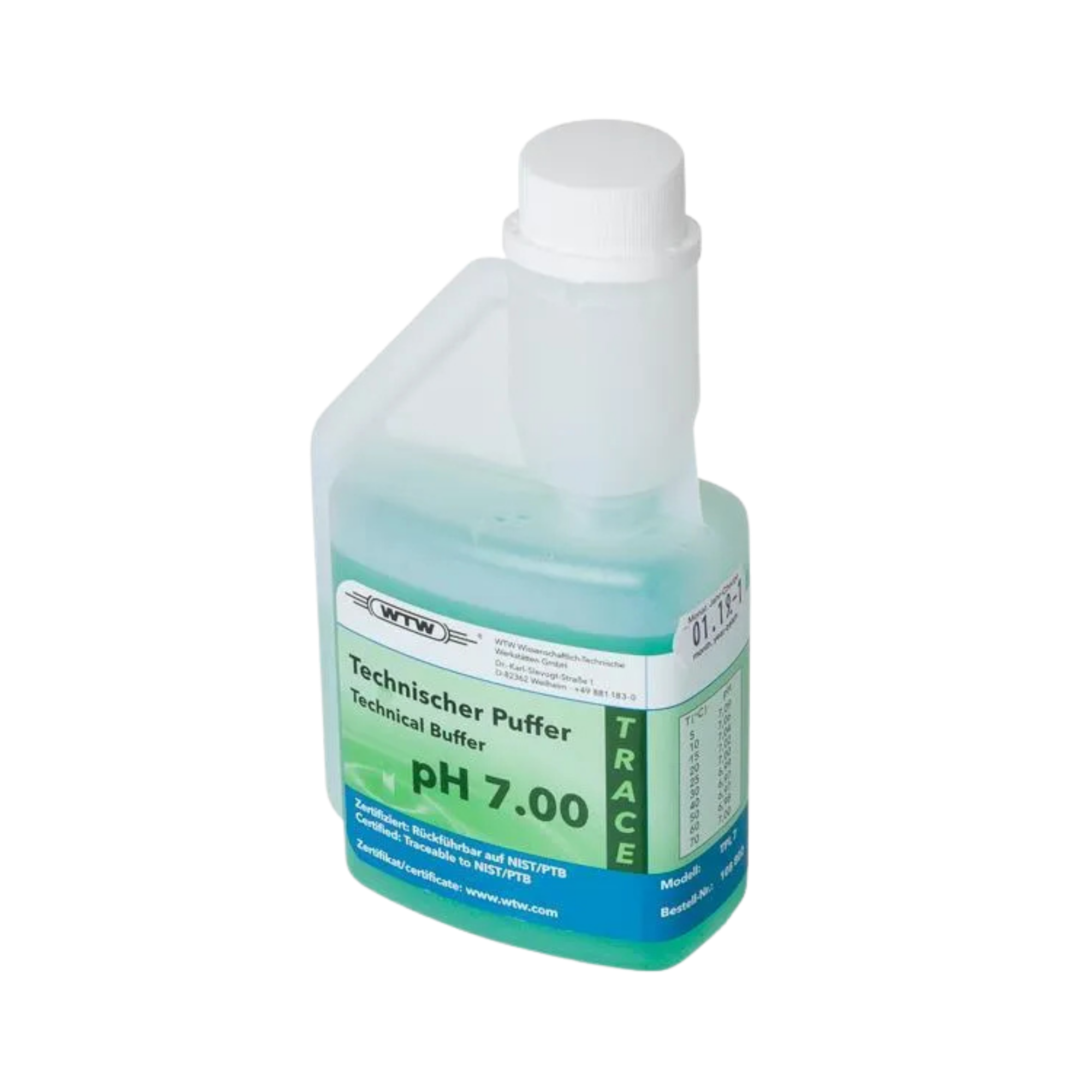 WTW Technical Buffer Solution pH 7, Calibration Standard Series, (50 ml – 1000 ml)