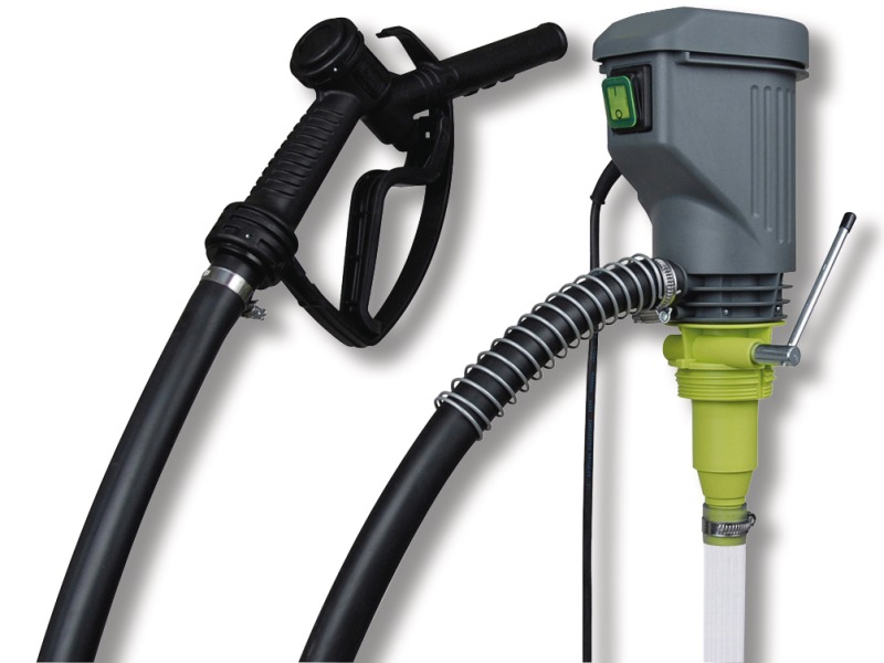 Bürkle, Petro electric drum pump, with standard dispensing nozzle, #5780-0040
