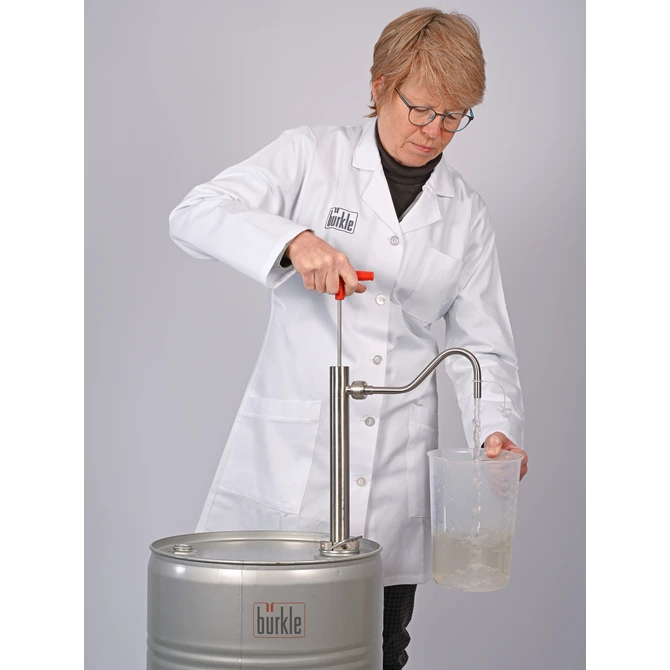 Bürkle, Stainless Steel Barrel Pump Spout, 91 cm, 540 ml per stroke, #5601-0800