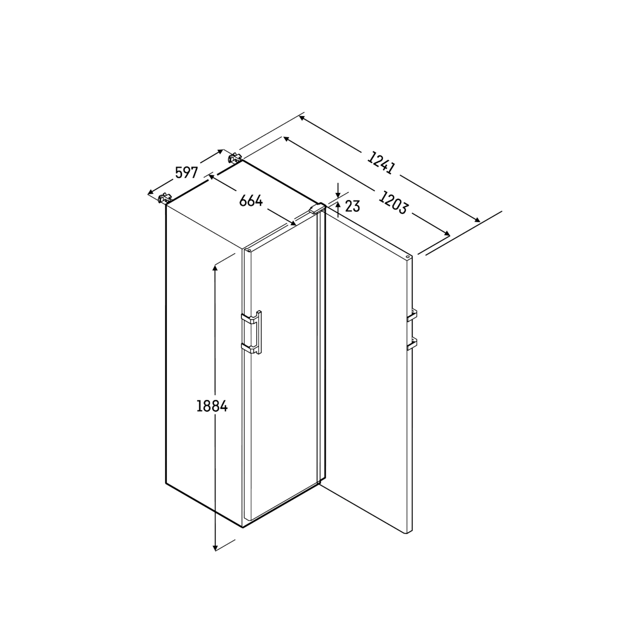 Liebherr HMFvh 4011 Medicines Refrigerator 279 L Glass Door DIN 13277 999338500