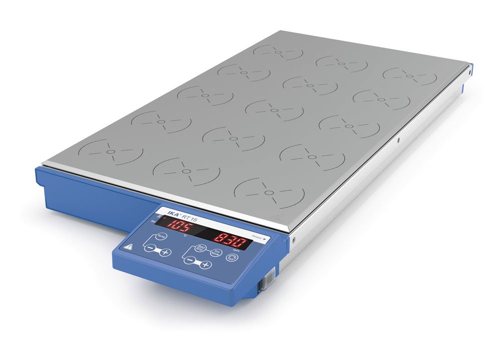 IKA magnetic stirrer with heating, 15 positions, RT 15, 0003692600