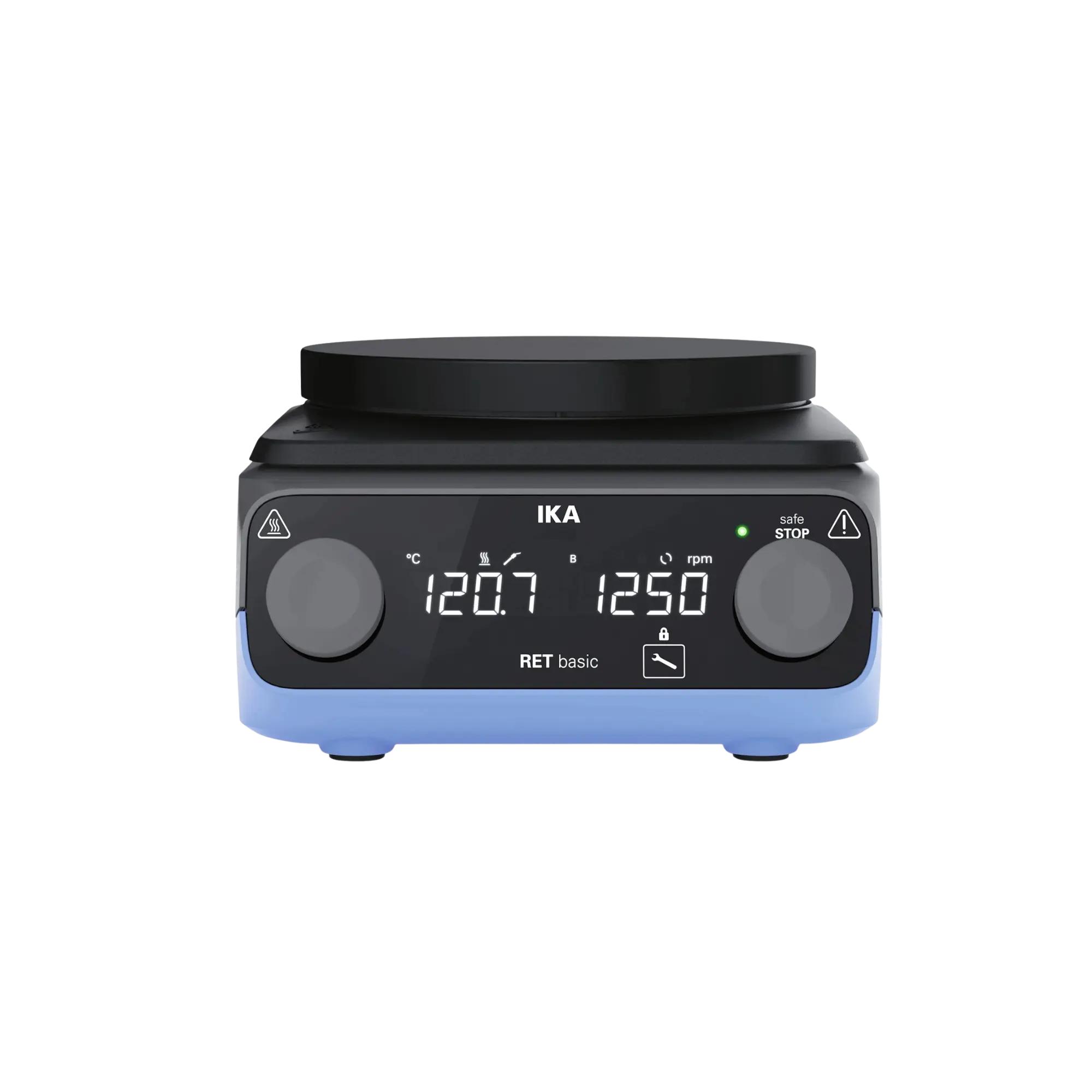 IKA RET basic anodised magnetic stirrer with heating, anodised aluminium base, Wi-Fi/LAN, 0020133787
