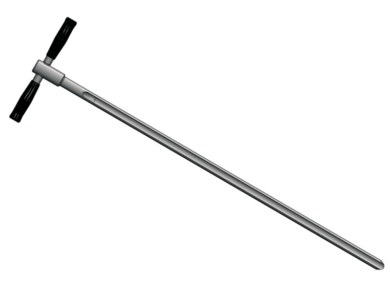 Bürkle, Pürckhauer soil sampler, 117.5 cm, slot 100 cm, #5350-5018