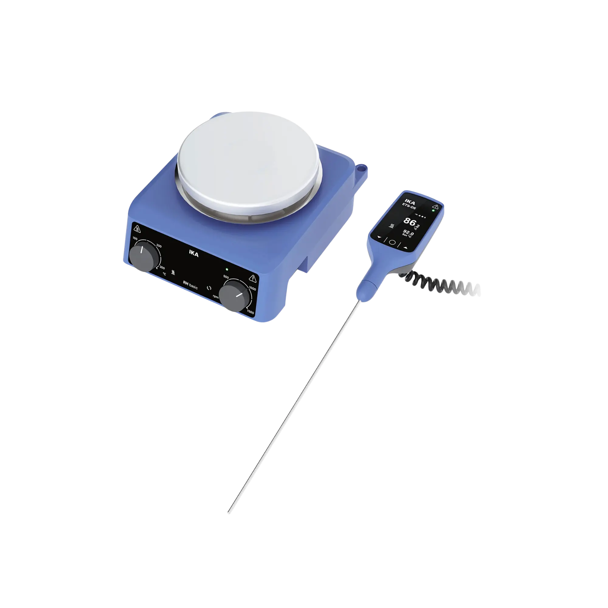 IKA RH basic ETS-D5 Solution Magnetic Stirrer Complete Package, stainless steel base, 0020106987