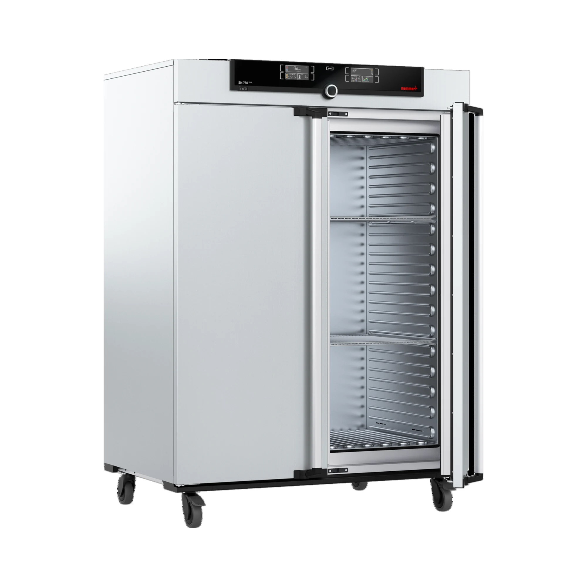 Memmert SN750plus Hot-Air Steriliser, 749 L, Natural Convection, TwinDISPLAY – Class IIb medical device