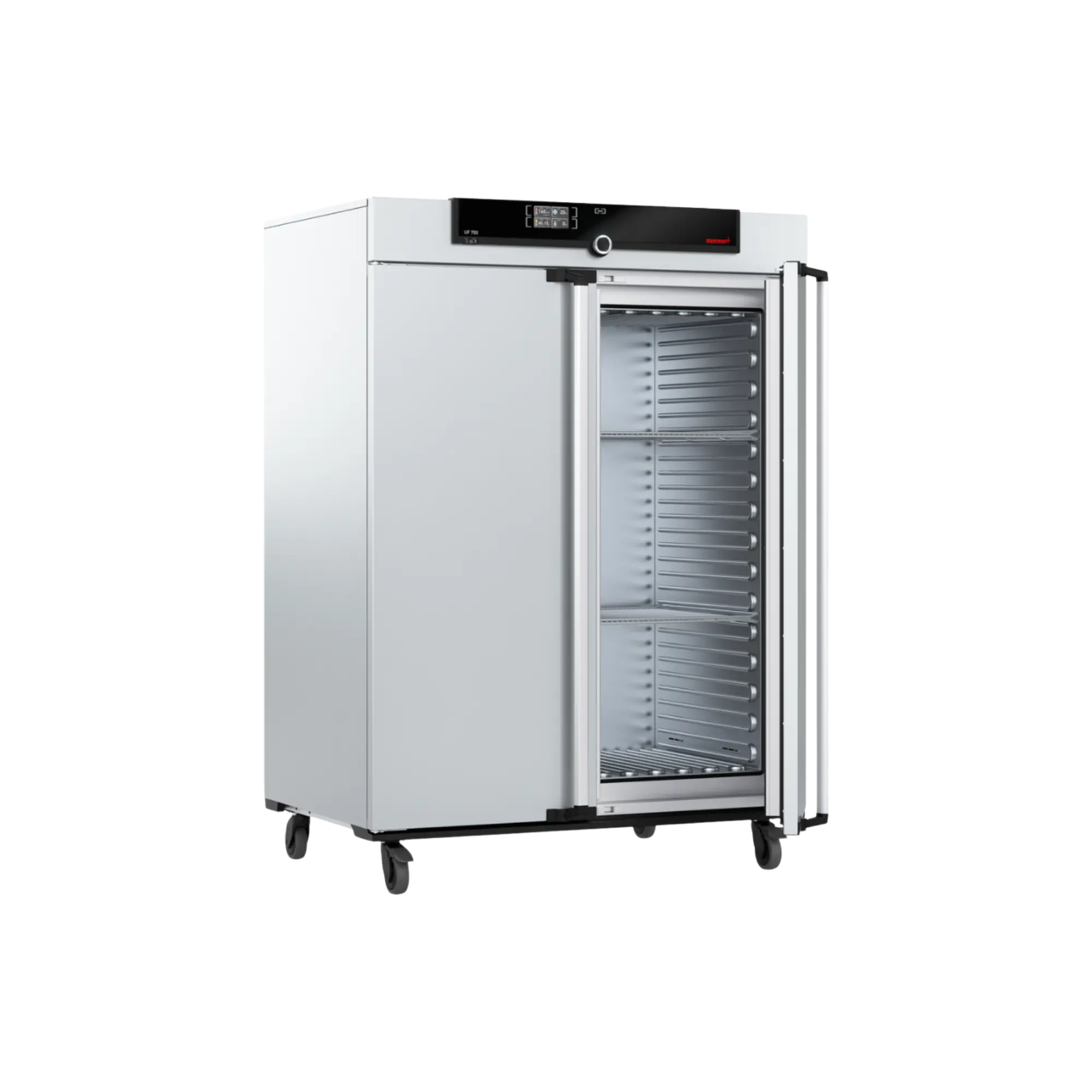 Memmert UF750 universal cabinet with forced air circulation, SingleDISPLAY, 749 litres, ambient temperature +10 °C to +300 °C