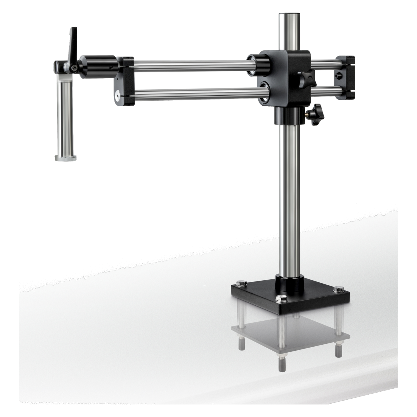 Kern OZB-A5223 stereo microscope stand, screw-on double arm, column 515 mm, arm 545 mm