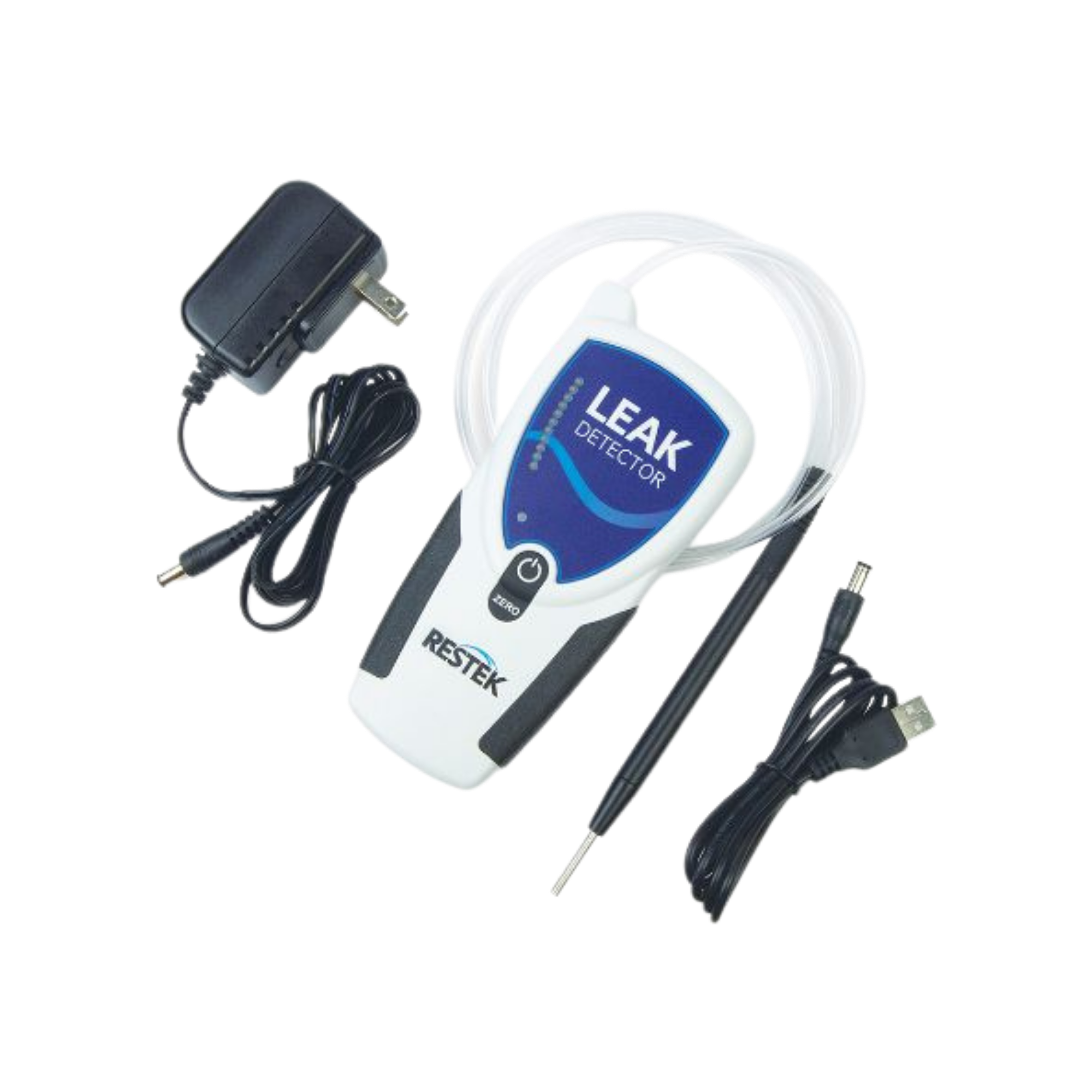 Clearance stock: electronic leak detector for gas chromatography, including carrying case & universal mains adapter, 28500
