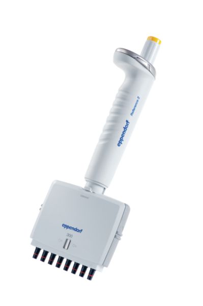 Eppendorf Pipette Reference®, 2 G, 8-channel, variable, 30–300 µL, orange, 4926000050