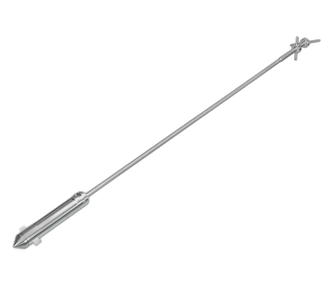 Bürkle EasySampler Probenehmer für Feststoffe, Edelstahl V4A, 870 bis 917 mm Einstechtiefe, Produktansicht